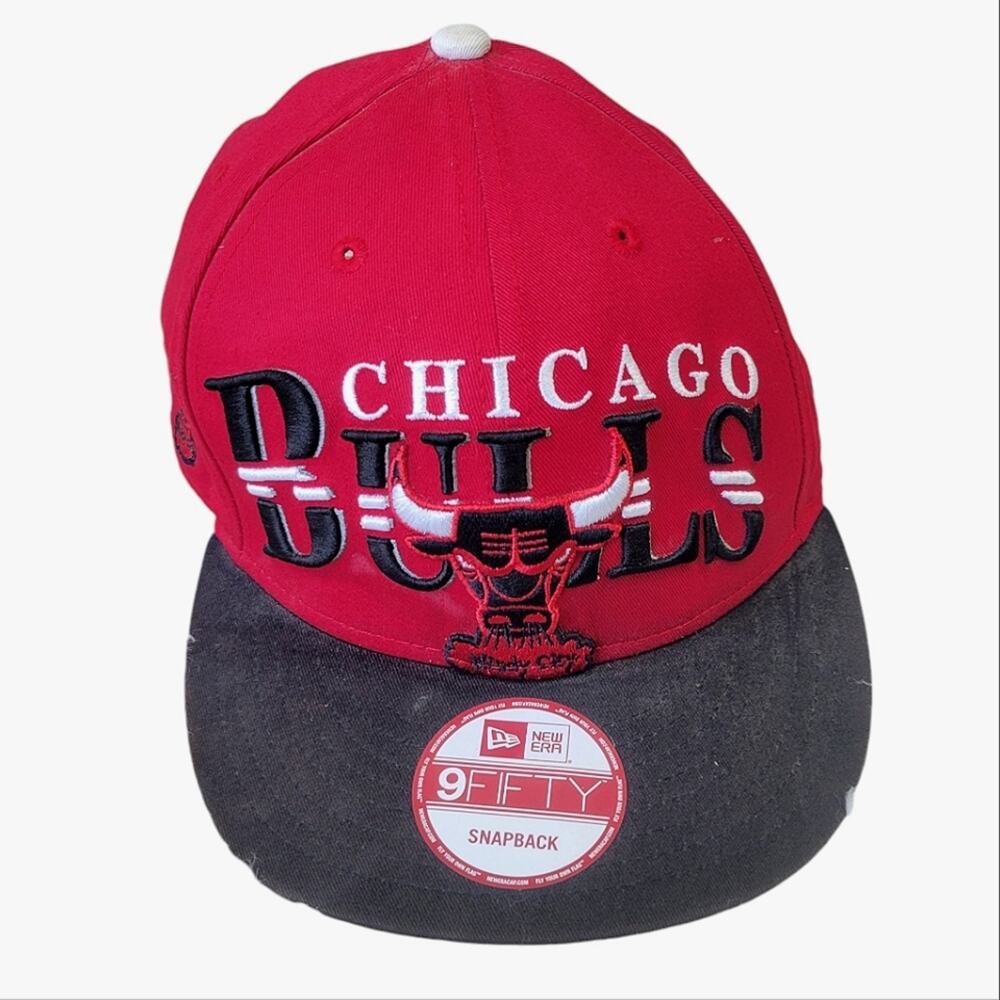 Chicago Bulls New Era Hardwood Classics Embroidered Snapback Red Hat OS